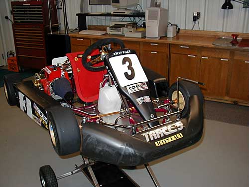 Front of Cadet kart