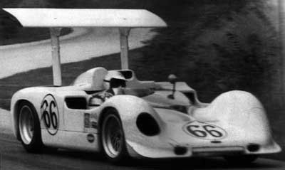 Jim Hall in a Chaparral