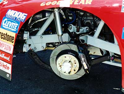 25-car left-front suspension