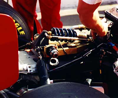 Dallara monoshock rear suspension